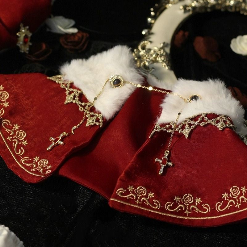 The King of George IV, Regal Robes for Labubu Doll Clothes - 6pc Luxury Velvet Outfit - Labubu Clothes