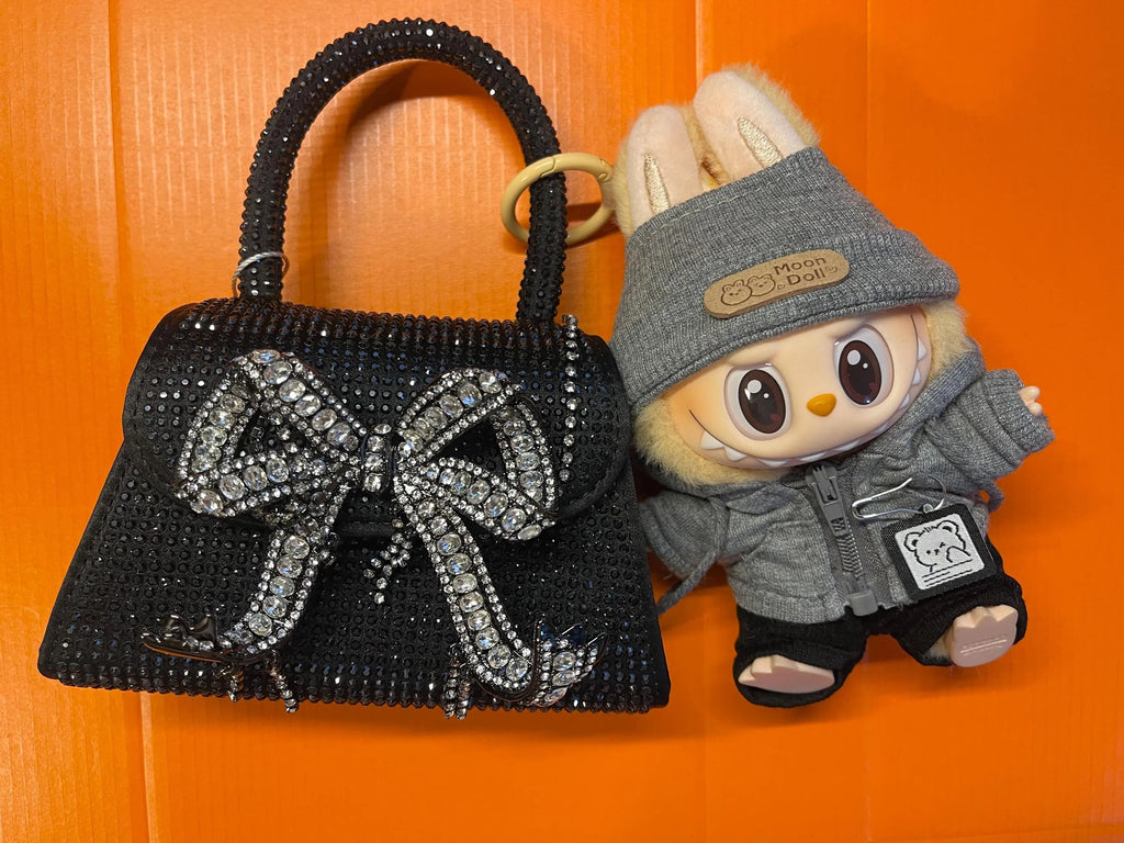 "Street Photographer" Set for Labubu Doll - 7pc Hoodie & Accessories Outfit - Pop Mart Fashion