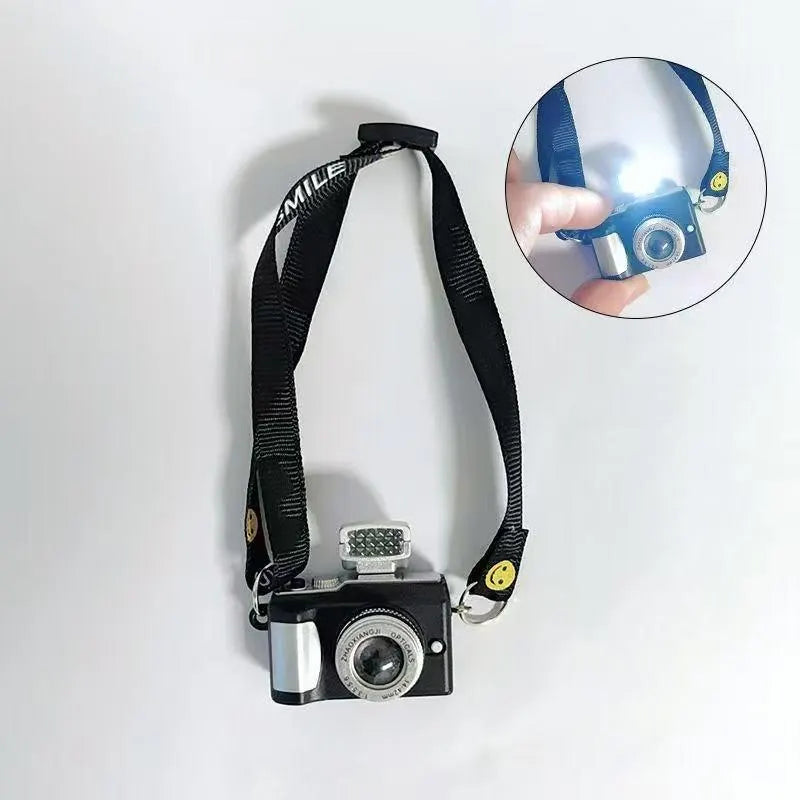 "Street Photographer" Set for Labubu Doll - 7pc Hoodie & Accessories Outfit - Pop Mart Fashion