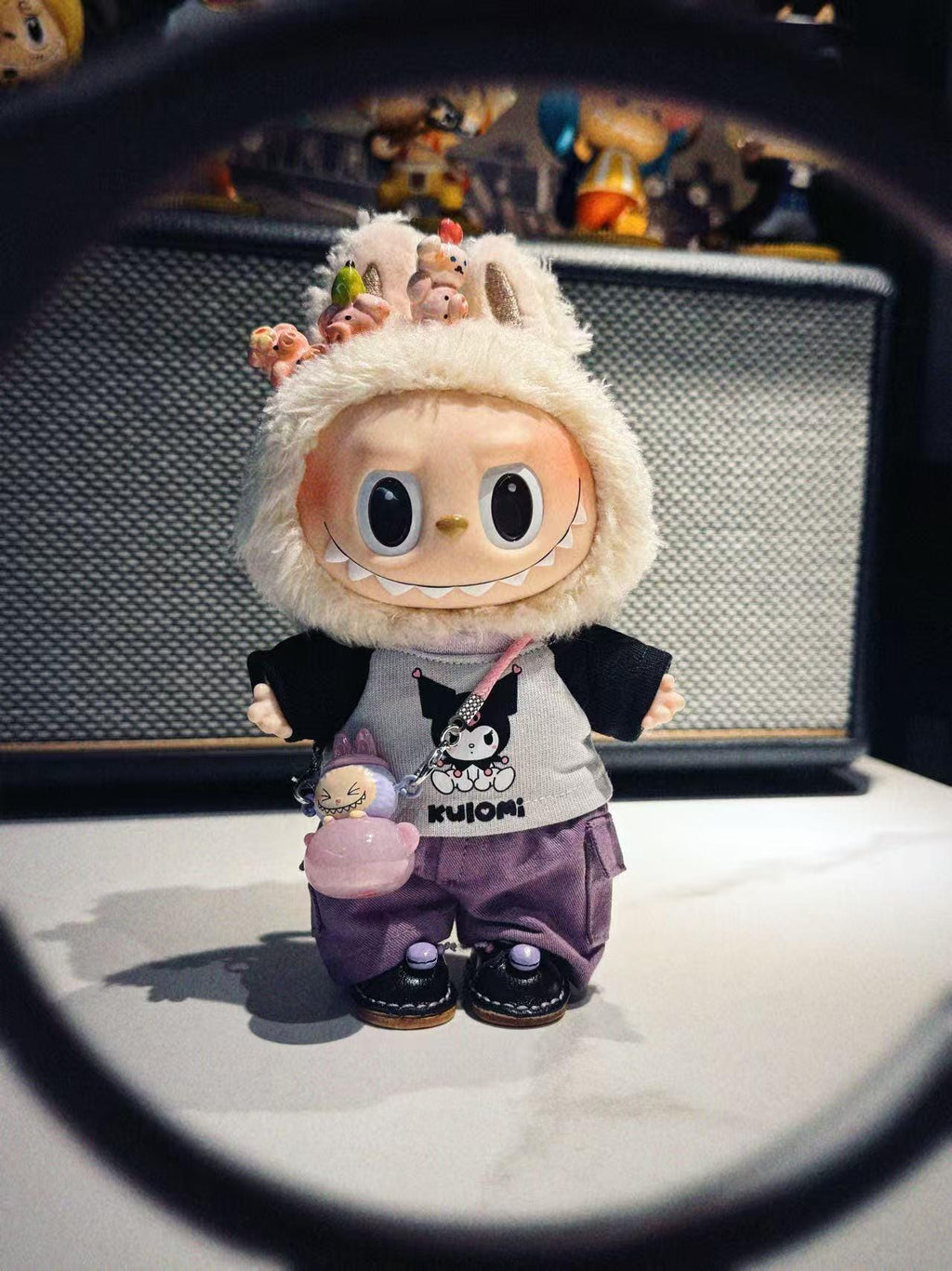 Labubu Accessories, Handmade Labubu Shoes, Custom Artisan Leather Shoes, Embellished Labubu Accessory