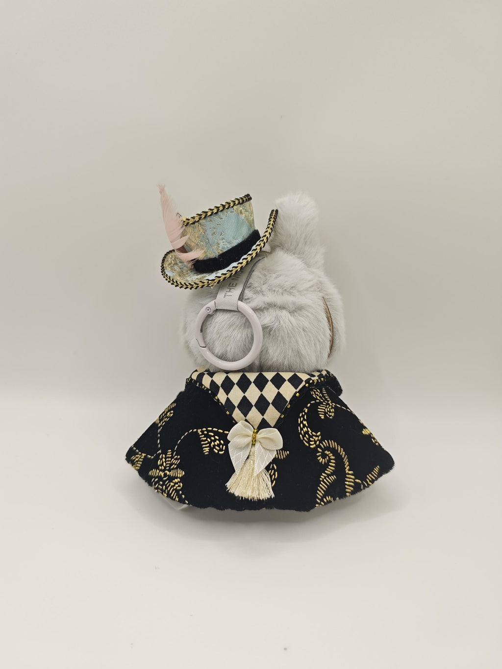 Handmade 15/17cm Labubu Clothes - Steampunk Magician, Artisan Top Hat & Cape Set, Labubu Outfits